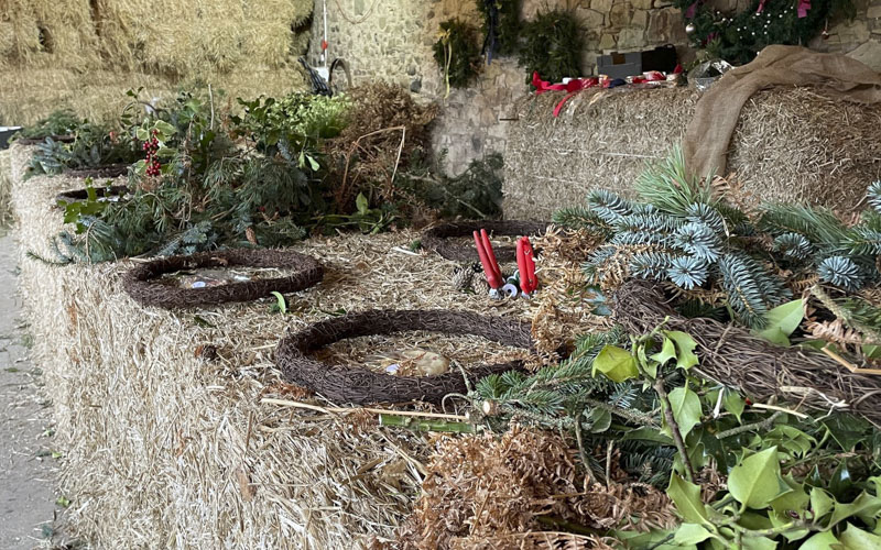 Christmas wreath workshops are back at the farm for 2023