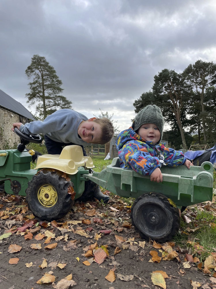 Halloween family day trip from Edinburgh: Jacksons farm in the Scottish Borders