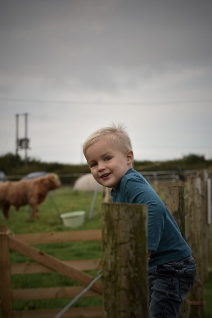 Family enjoying an outdoor day out at Jacksons at Jedburgh
